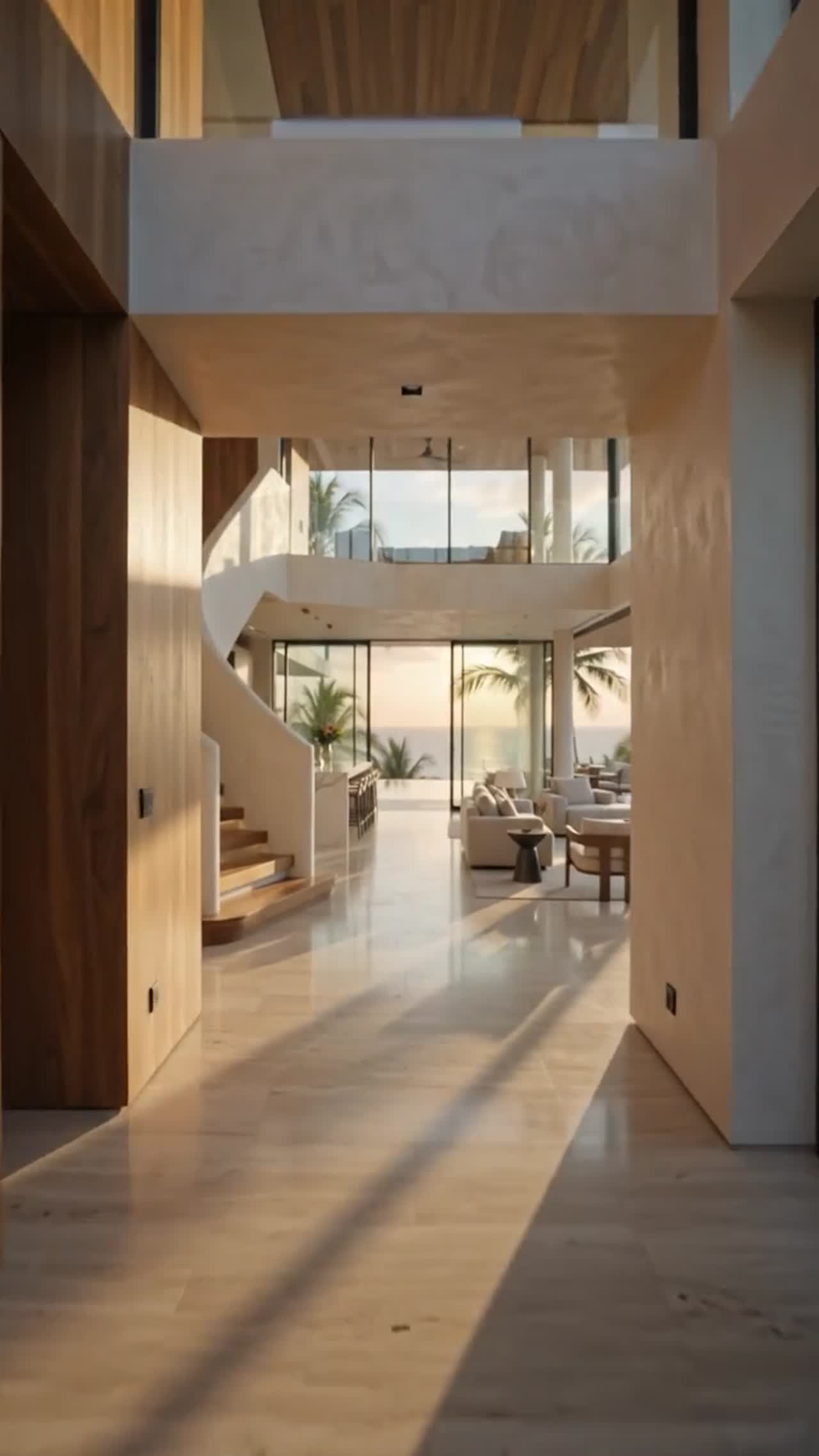 A Dorado Beach property at golden hour